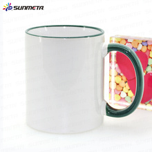 Sunmeta 11oz blank sublimation heat press mug en céramique